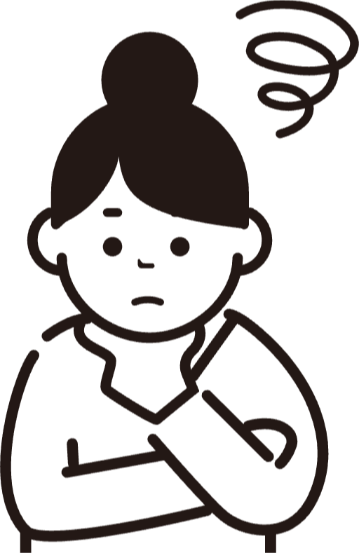 悩む女性